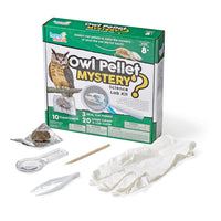 Hand2Mind - Kit de laboratoire de science mystère Owl Pellet-Les expériences STEM pour enfants de 10 enfants et les 8 véritables outils de laboratoire permettent à vos enfants d'explorer la science derrière la biologie animale. Les enfants peuvent effectuer des expériences scientifiques et découvrir ce que c'est que d'être un biologiste de la faune ou un vétérinaire. Les kits STEM sont une façon amusante de travailler et d'apprendre grâce à des jeux scientifiques déterminés.