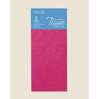 MillBrook Papier de soie avec paillette, Rose foncé, 5 feuilles par paquet, caisse de 12 (93060)-Papier de soie