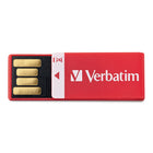 Verbatim - Clés USB Clip-it, 8 Go, paq./3-8
