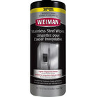 Weiman - Lingettes pour acier inoxydable, Paquet de 30-Les lingettes pour acier inoxydable de Weiman éliminent les traces de doigts, la poussière et la saleté tout en laissant les surfaces brillantes et sans traces