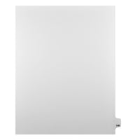 Markmaker - Intercalaires imprimes Legal, Blanc, 1/25th coupe, format lettre, sans trous, 25 tabs/PQT, 5 PQT/Boite, Numero 149-Intercalaires imprimes Legal