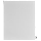 Markmaker - Intercalaires imprimes Legal, Blanc, 1/15th coupe, format lettre, sans trous, 25 tabs/PQT, 5 PQT/Boite, Numero 60-Intercalaires imprimes Legal