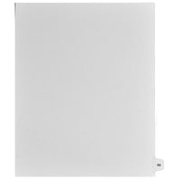 Markmaker - Intercalaires imprimes Legal, Blanc, 1/15th coupe, format lettre, sans trous, 25 tabs/PQT, 5 PQT/Boite, Numero 60-Intercalaires imprimes Legal