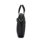Samsonite Classic Leather Mallette Mince, Noir-Les poignées sous caution ou la bandoulière réglable amovible avec coussin antidérapant vous offrent deux options de transport différentes.