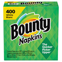 Bounty - Serviettes gaufrées, paquet double (400/pqt)-2 x paq./200 (total de 400)