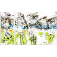 Designart – Art imprimé sur toile, soccer (PT2566-271)-Impression