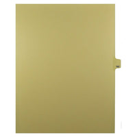 Mark Maker – Onglets séparateurs juridiques beiges, 1/25 onglets, format lettre, sans trous, numéro 162, 25/paquet-Onglets séparateurs beiges, 1/25 onglets