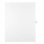 Mark Maker – Onglets séparateurs juridiques blancs, 1/15 onglets, format lettre, sans trous, numéro 83, 25/paquet-Onglets séparateurs blancs, 1/15 onglets