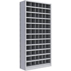 Metalware – Étagère sans boulons RK271, 13 tablettes, 36 x 12 x 76 po, gris pâle-Système de tablettes réglables offrant un espace de rangement solide, mais économique qui convient à vos besoins