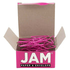 JAM Paper - Trombones croisés, rose, 4 paquets de 15 (332BYFUG)-Quantité : 15 trombones par boîte