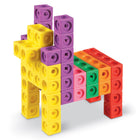 Learning Resources - Mathlink Cube Big Builders (200 Cubes + Guide de construction)-STEM approuvé™ par STEM.org™