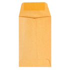 Staples - Enveloppes kraft n° 1 pour monnaie avec rabats gommés, 2 1/4 x 3 1/2 po, 28 lb, brun, boîte de 250-Rabat carré sur le côté court pour éviter que les articles ne s'échappent