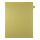 Mark Maker – Onglets séparateurs juridiques beiges, 1/15 onglets, format lettre, sans trous, numéro 77, 25/paquet-Onglets séparateurs beiges, 1/15 onglets