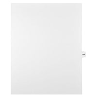Mark Maker – Onglets séparateurs juridiques blancs, 1/15 onglets, format lettre, sans trous, numéro 159, 25/paquet-Onglets séparateurs blancs, 1/15 onglets