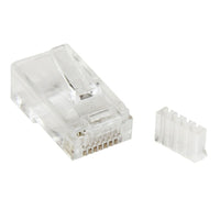 StarTech  Connecteur modulaire à prise RJ45 pour fil solide Cat6, paquet de 50-Vous permet de facilement terminer votre câble de catégorie 6 à la longueur exacte requise