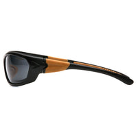 Carhartt – Lunettes de protection Carbondale, gris, antibuée, 6/paquet-Verres en polycarbonate résistant aux égratignures avec monture noire