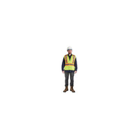 Zenith Safety - Veste D'Arpenteur Haute Visibilité, Conforme À La Csa, Jaune Lime Haute Visibilité, Moyen, paquet de 6-Couleur Jaune lime haute visibilité