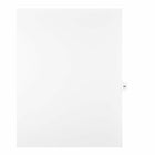 Mark Maker – Onglets séparateurs juridiques blancs, 1/15 onglets, format lettre, sans trous, numéro 84, 25/paquet-Onglets séparateurs blancs, 1/15 onglets