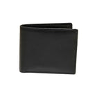 Ashlin – Portefeuille à deux volets Hilston pour hommes, cuir véritable, avec porte monnaie, noir -Cuir de vache Tuscany