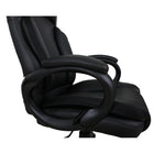 Brassex - Chaise de bureau executif Lincoln, noir-Tissu en maille durable et respirant qui vous garde au frais et à l’aise pendant de longues heures de travail