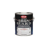 KrylonMD – Peinture-émail industrielle Iron Guard, noir mat, 1 gal (K11001201)-Couleur de la peinture : Noir mat