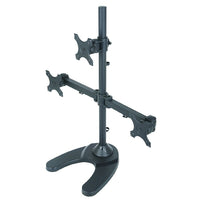 TygerClaw – Support de bureau à trois bras pour trois écrans, 27,5 x 20 x 16,5 po, noir-Support de bureau de taille moyenne