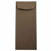 JAM Paper #11 Enveloppes commerciales avec politique - 4,5" x 10,375" - Brun chocolat recyclé - Paquet de 25-Couleur : Marron chocolat