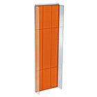 Azar Displays – Panneau d’accrochage à ailettes latérales, 44 x 14 po, orange (700350-ORG)-Orange
