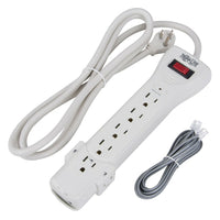 Limiteurs de surtension Protect-It, OD809, 7 prises, 2/paquet-Barre d’alimentation avec limiteur de surtension