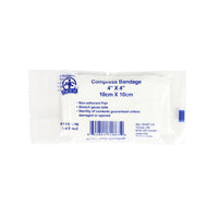 Pansement compressif, 10 cm x 10 cm - 6/paquet (F1103506)-Le rembourrage non adhérent et très absorbant ne colle pas à la surface de la peau ou à la plaie