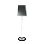 Futech FSH017S Support pour enseigne de sol paysage / portrait, 11 "x 17" enseignes, argent-Cadre réglable à 360 degrés