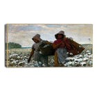 Designart – Toile imprimée, Les cueilleuses de coton, Winslow Homer, 3 panneaux (PT5020-32-16)-Impression