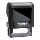 Trodat - ampons Eco Printy - Anglais - "Terminé" - 1 1/2" x 1/2" - Bleu-Tampon de haute qualité avec encre à base d'eau non toxique
