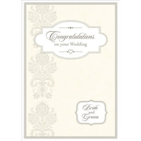 Aline Greetings – Carte de mariage générale, On Your Wedding Day, paq./18-Papier non couché de qualité supérieure