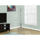 Monarch Specialties - 2032 Patere Avec Soutien Parapluie - Metal Argent-Dimensions : 18 long. x 18 larg. x 70 haut. (po)