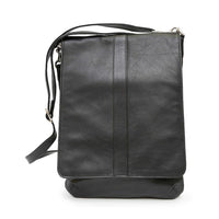 Ashlin® Sac de messager à rabat supérieur avec support pour dispositif multimédia Evan, noir-Ce sac de messager mince, foctionnel et léger est prêt à prendre la route avec vous et vos dispositifs intelligents. Le panneau arrière possède une pochette avec fermeture à glissière qui convient aux dispositifs multimédia ayant un diamètre de jusqu'à 7 po, et le compartiment principal convient aux tablettes et aux ordinateurs Ultrabook.