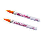 JAM Paper Marqueurs de Peinture Opaque à Traits Fins, Orange, 2 / paquet (7665899a)-Pointe de marqueur : Point fin