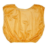 Champion Sports Nylon Micro Mesh Scrimmage Vest, Jeune, Or, Paquet de 12-Micro-maille 100 % nylon
