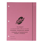 Hilroy - Cahiers d'exercices - ligné (5/16 po ) - 10 9/10 po x 8 2/5 po - couleurs assorties - 20 feuilles - paquet de 25-Perforé 3 trous
