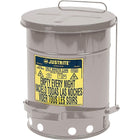 JustriteMD – Poubelles à déchets huileux, 14 gal, 16 1/6 x 20 1/4 po, acier inoxydable-Type : Acier inoxydable