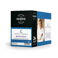 Emeril's - Café mélange Big Easy Bold, capsules K-Cup - paquet de 24-Dans cette tasse de java très corsé, vous retrouverez intensité et énergie accompagnées d'une riche saveur fumée.