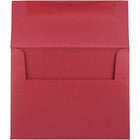 JAM Paper Enveloppes Stardream A2 à effet métallisé, rouge Jupiter, 50/paquet-Intérieur vierge où écrire un mot personnalisé