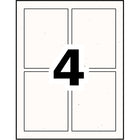 Avery - Étiquettes rectangulaires chanvre - 4-3/4po x 3-1/2po - 40 Étiquettes-8