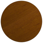 Flash Furniture – Table d’activités ronde, 48 po, dessus stratifié haute pression 1,25 po, pattes préscolaires réglables, chêne-Forme : ronde