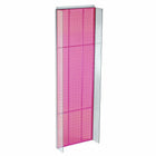 Azar Displays – Panneau d’accrochage à ailettes latérales, 44 x 14 po, rose (700350-PNK)-Rose