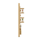 Flash Furniture - Tableau d'activites mural STEAM, Bright Beginning de qualite commerciale avec finition naturelle et accents-Sabliers pivotants