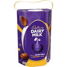 Cadbury UK - Lait laitier Geste spécial oeuf de Pâques - 245g-1 oeuf de Pâques creux en chocolat Dairy Milk, 1 Barre de chocolat Dairy Milk 45g, 1 Barre de chocolat Carmel Dairy Milk 45g