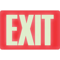 Headline Sign - Enseigne illuminée EXIT (sortie), 8 po x 12 po-Faite de styrène résistant  