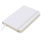 JAM PaperMD – Cahiers de notes à couverture rigide avec fermeture à bande élastique, 3 3/4 x 5 5/8 po, rouge, 2/pqt-Blanc