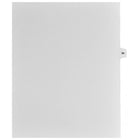 Markmaker - Intercalaires imprimes Legal, Blanc, 1/15th coupe, format lettre, sans trous, 25 tabs/PQT, 5 PQT/Boite, Numero 66-Intercalaires imprimes Legal